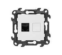 24 MÓDULO ENCHUFE ORDENADOR BLANCO 1X EUAE 8 CAT.5E N51.01/11