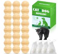 24 Pack Repelente para gatos para exteriores e interiores - Disuasivo natural para gatos al aceite de menta para mantener a los gatos fuera del patio de forma permanente, mantener alejados a los gatos