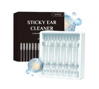 24 Pack Sticky Ear Cleaner - Gentle Soft Head Reusable Picks
