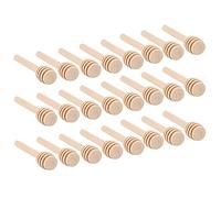 24 palitos de madera para cazo de miel, mini palito de panal de 3 pulgadas, mini cazo de miel para tarro de miel, dispensador de llovizna y regalo de fiesta de boda