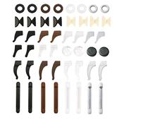 24 pares de retenedores de gafas, multicolor, antideslizantes de silicona, para gafas, orejas, gafas, lentes, patillas de gafas, almohadillas de silicona para la nariz