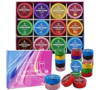 24 pastillas de ducha de aromaterapia, alivio del estrés y cuidado personal de lujo, juego de bomba de ducha orgánica vegana, regalo relajante para cumpleaños, cestas de regalo para mujeres, mamá,