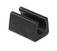 24 Patas de plástico para sillas, en Forma de U, 12 mm de diámetro, Color Negro