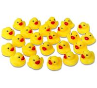 24 patitos de Goma, patitos chillones, patitos de baño, patitos de Goma, Amarillos Unos 3,5 cm