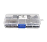 24 Pcs Hollow Punch Cutter Set, Leather Cutter Punch with Assorted Shapes, High Carbon Steel Hole Punch Molds for Fabric Clay DIY Belt Repair, Includes Storage Box for Crafting