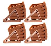 24 PCS Maceta Triangular, Pies para Macetas, Elevadores Triangulares para Macetas, para Plantas de Jardín en Interiores y Exteriores