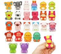 24 Pcs Squishy Toys Juguetes para Fiestas Infantiles, Detalles Cumpleaños niños, Squishies Juguete antiestres, Squishy Regalos Cumpleaños Invitados niños