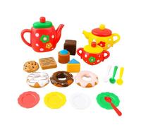 24 Pieces Kitchen Pretend Play Toy Tea Party Set for Little Girls