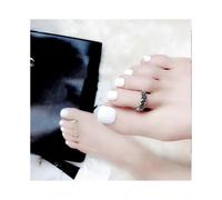 24 Pieces Pure Color Artificial Toe Nails Tips with Glue F71 - Fake Nail Art for Stylish Decor & Easy Application