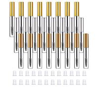 24 piezas 10ml Tubo Rimel Vacio Bote, Recipientes de Rímel con pestaña