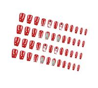 24 piezas/48 piezas temáticas navideñas con muñeco de nieve y copos de nieve artificiales para manicura festiva, muñeco de nieve francés falso copo de nieve