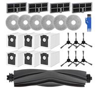 24 Piezas Accesorios para Dreame L10s Pro Ultra Heat / L10s Ultra Gen 2 / X30 Ultral/Mova E30 Ultra, Accesorios de Repuesto para Robot Aspirador
