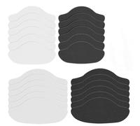 24 Piezas Almohadillas De Talón Autoadhesivas, 12 Pares Protector de Talón Para Zapatos, Parche Autoadhesivo para Reparación Talóns, Mejorar la Comodidad (Negro, Pelle)