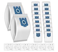 (24 piezas) Bolsas de aspiradora Filtros Airclean para aspiradoras Miele GN Classic C1 Complete, C2, C3, S227 S240, S270, S400, S400i, S600, S2000 S5000 S8000, S2, S5, S8 Series, bolsas Hoover