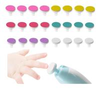 24 Piezas Cabezas de Molienda de Reemplazo para Lima de Uñas para Bebé para Lima de Uñas para Bebés Cabezales Eléctricos para Moler Uñas para Recién Nacidos