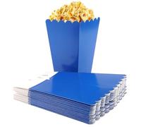 24 Piezas Caja de Palomitas de Maíz, 11,5 x 7 x 5 cm Popcorn Box, Papel Contenedor Dulces Bolsas Palomitas, Contenedor Pop Corn Boxes, Mini Paper Popcorn Containers, para Fiestas, Bodas, Películas