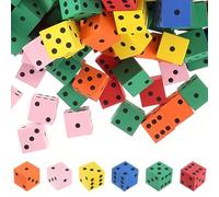 24 Piezas Cubo de Espuma, 2 cm Colores Cubo Susurrador, Juguete Educativo, Jardín de Infancia, Preescolar, Escuela, Aula, Juegos Navidad, San Valentín, otras Fiestas