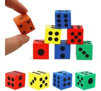 24 Piezas Cubo de Espuma, 2 cm Colores Cubo Susurrador, Juguete Educativo, Jardín de Infancia, Preescolar, Escuela, Aula, Juegos Matemáticos