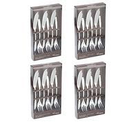 24 piezas de acero inoxidable para pescado 12 personas tenedor pescado cuchillo pescado cubiertos tenedor pescado cuchillo tenedor cuchillo