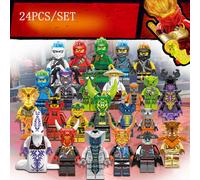 24 piezas de bloques de construcci?n Ninjago compatibles con bloques de construcci?n Lego, juguete para