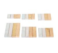 24 Piezas de Cubos de Densidad científica Establecida precisión de Aluminio Pulido Bloques de Madera de Aluminio Estudios de Densidad comparativa para los Laboratorios de escuelas
