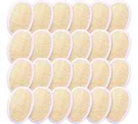 24 piezas de esponja exfoliante de lufa corporal para baño, ducha, esponja de lufa, cepillo exfoliante natural cerca de la piel para hombres y mujeres, ducha y spa