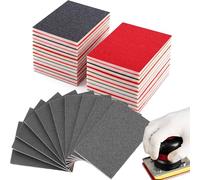 24 Piezas de Esponjas de Lijado, Granos 500-3000, Ideal para Pulido y Abrillantado de Metal, Madera y Acero, Uso en Seco y Húmedo, Tamaño 10 x 7 x 0.5 cm