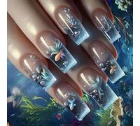 24 piezas de falsificaciones de ABS con diseño de delfines inspirados en océanos transparentes con múltiples tamaños para un perfecto prensado