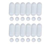 24 piezas de inodoro de baño para parachoques de asiento para jugar un papel en la superficie para protección contra el agua fácil parachoques