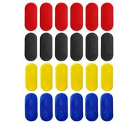 24 Piezas De Lamidas De Cabello Ovalado, Superficies De Cabello Sin Marca Autoadhesivas, Accesorios De Peinado, Herramientas De Haarfix.