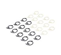 24 Piezas de Mechón de Punto de Punto Aleación de Zinc, Pintura $ Hebilla de Señal Hilo Abierto Crochet Spiral Sheep Metal de Aleación de Zinc, Material de Aleación de Zinc para Cordero, Nociones (#2)