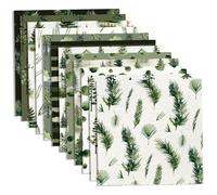 24 piezas de navidad de ola de recortes de Navidad 12x12 pulgadas Tema navideño de papel de álbum de recortes de doble cara para álbumes de bricolaje Revistas Hacer una tarjeta