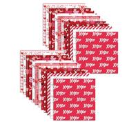 24 piezas de papel especial de San Valentín - Papel de patrón de San Valentín | Papel de scrapbook, papel de álbum de recortes de doble cara, Love Heart Craft Påper para cumpleaños, álbum de fotos