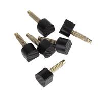 24 Piezas de Reparación de Zapatos de Tacón Alto Stiletto Tacones de Repuesto Puntas Levantamiento de Zapatos Antideslizante Reparación de Tapones Para Tacones U Protector de Grifos(8x8mm)