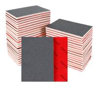 24 Piezas Esponjas de Lijado Grano 500-600 para Húmedo y Seco Bloque de Lijado Flexible para Madera, Panel de Yeso, Metal y Pintura