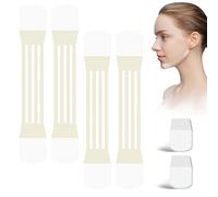 24 Piezas Face Lifting Tape,Halslifting Tape Unsichtbar, V-Form Instant Invisible Face, Cuidado Diario para una Piel del Cuello Más Lisa y Tonificada, para Mujer y Hombre