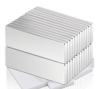 24 Piezas imanes Fuertes, imanes de neodimio de 30x10x3 mm Extra Fuertes, imanes para Tablero magnético, imán Fuerte Rectangular para Armario de Cocina