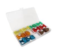 24 Piezas Juego de Fusibles para Automóviles, 20A 30A 40A 50A 60A Mini Fusible Combination Set, Juego de Fusibles para Automóviles, Juego de Fusibles de Cuchilla Estándar para Automóviles, RV, Barcos,