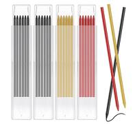 24 Piezas Minas para Lapiz Carpintero, 2,8mm Lápices de Grafito, Mina de Lápiz de Carpintero Sólido, Herramientas Carpinteria Madera, Lapiz Carpintero para Carpintería Construcción (3 Colores)