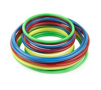 24 Piezas Plástico Lanzar Anillos Juguetes para Niños, Toss Juego de Carnaval Toss para Interior Juegos Deportivos al Aire Libre, Fiesta Juegos de Suministros