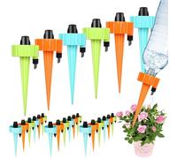 24 Piezas Riego por Goteo Automático Kit, riego automático para plantas, Ajustable Dispositivo de Riego con Válvula de Control, para dispositivos de macetas de interior y exterior