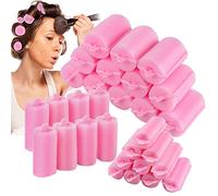 24 Piezas Rulos para el Pelo de Esponja con rulos flexibles Espuma Suave | DIY Bigudíes de peluquería 3 Tamaños (40mm/30mm/25mm) | para Mujeres Mujeres Estilos Caseros y Duraderos