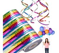 24 Piezas Serpentinas Para Cumpleaños,Tadpolez Serpentinas Decoraciones,Multicolor de Serpentinas,Serpentinas Cumpleaños Fiesta,Para Cumpleaños, Navidad, Boda, HalloweenFiestas