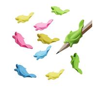 24 Piezas Soporte de Lápiz de Niños, Agarres para Lápices, Ayuda de Escritura para Niños, Ayuda para Aprender a Escribir, Agarre para Niños, para Zurdos y Diestros, Color Aleatorio
