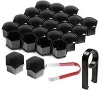 24 Piezas Tapas para Tuercas de Rueda de 17 Mm para BMW Mini | Countryman Typ F60 ab Bj. 02/2017-06/2020, Tapas para Tuercas de Pernos de Rueda, Cubiertas Hexagonales para Tuercas de Neumáticos