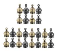 24 Piezas Tuercas de Casquillo de lámpara de araña Tapas de remates de lámpara sólidas Perillas Decoración Tapa de Pantalla de lámpara Pantallas de lámpara Elegantes para lámparas de Mesa Soporte de