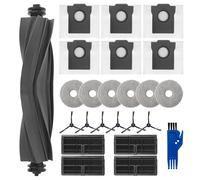 24 piezas Zubehör para Dreame L10s Pro Ultra Heat / L10s Ultra Gen 2/Mova E30 Ultra Saugroboter, 1Hauptburste, 6Staubbeutel, 6Tucher, 4filtro, 6 Seitenbursten, 1Kleineste Bursten, 1 Kleineste Bursten