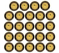 24 pines de agradecimiento para empleados, pines de solapa de excelencia en servicio con patrón, perfectos para reconocer al personal, metal, sin piedras preciosas