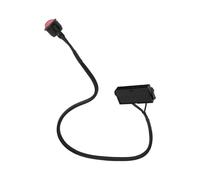 24 Pines Hembra ATX PSU PC Fuente de AlimentacióN Probador de Arranque Start Jumper Ridge Cable con Interruptor de Encendido / Apagado, 50 Cm