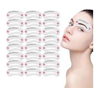 24 plantillas de cejas, reutilizables, kit de plantillas para el cuidado de cejas, kit de plantillas para el cuidado de cejas, plantillas de moldeo, herramientas de bricolaje y cosméticos